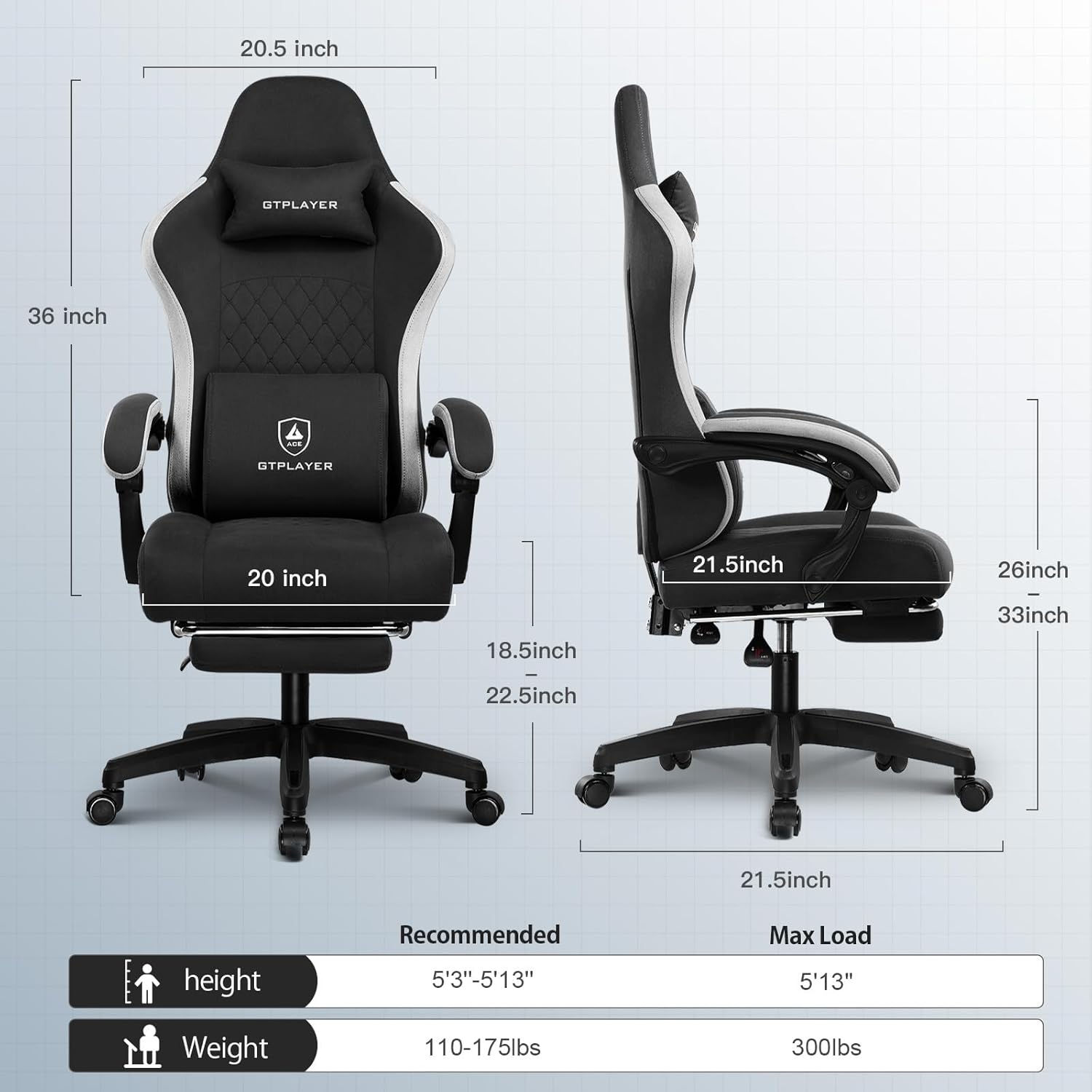 GTPLAYER Gaming Chair