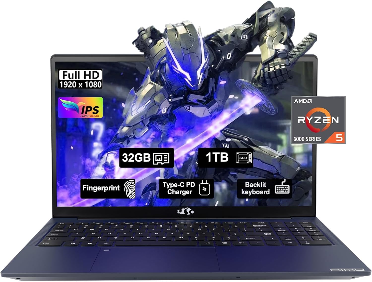 Unleash Power: Review of the 15.6'' FHD Business Gaming Laptop with Ryzen 5 and 32GB RAM
