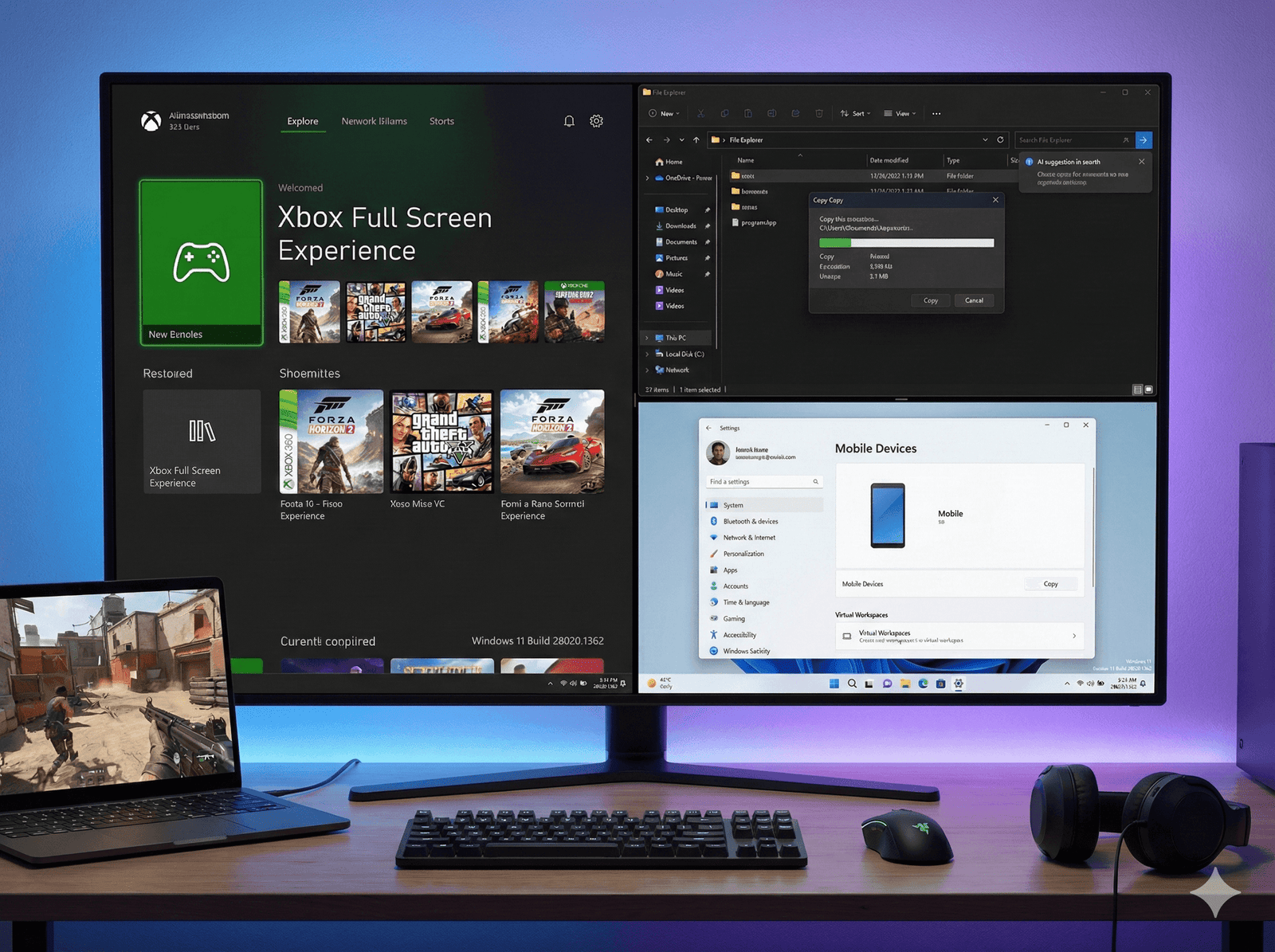Windows 11 Adds Xbox Mode, Frees PC Memory